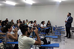 Acadêmicos participam de palestra ministrada pelo presidente da Assobrafir