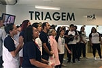 Visita ao hospital do câncer de Pernambuco